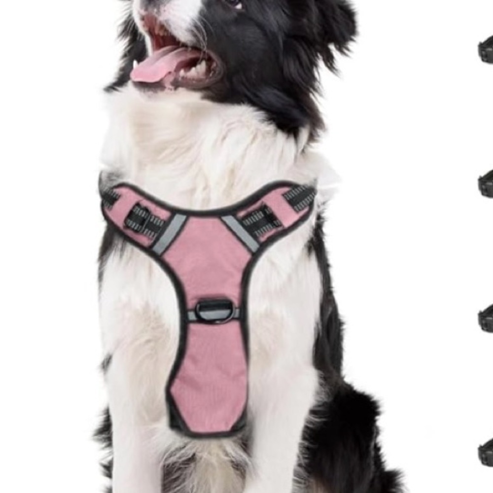 Gorilla Grip No Pull Comfortable Durable Dog Harness with Handle, Pet Leash